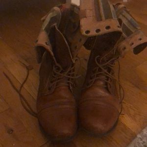 Steve Madden Lace Up Boots Size 7